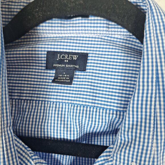 J Crew Long Sleeve Button Down 100% Cotton Mens Shirt size Large - Picture 4 of 6